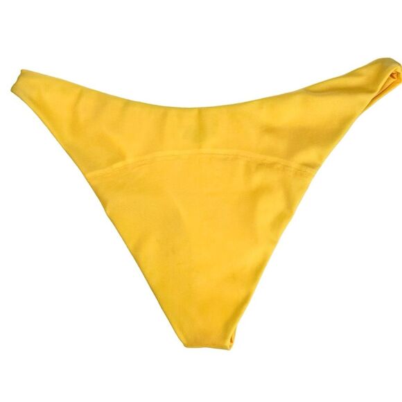 Lovers and Friends Revolve Zisa Bikini Set Yellow NWT Top XL EUC Bottom L Beach - Picture 14 of 16